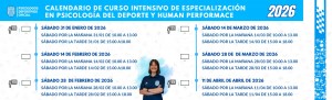 Calendario de Curso intensivo de especializaci